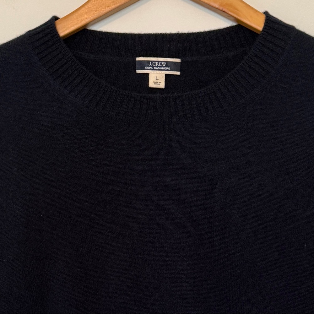 J.Crew Cashmere shrunken crewneck sweater - Picture 4 of 5